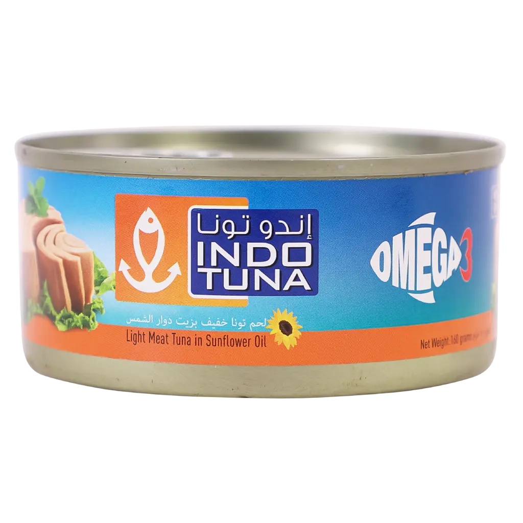 Indo Light Meat Tuna In Sunflower Oil 160 gm - view 1