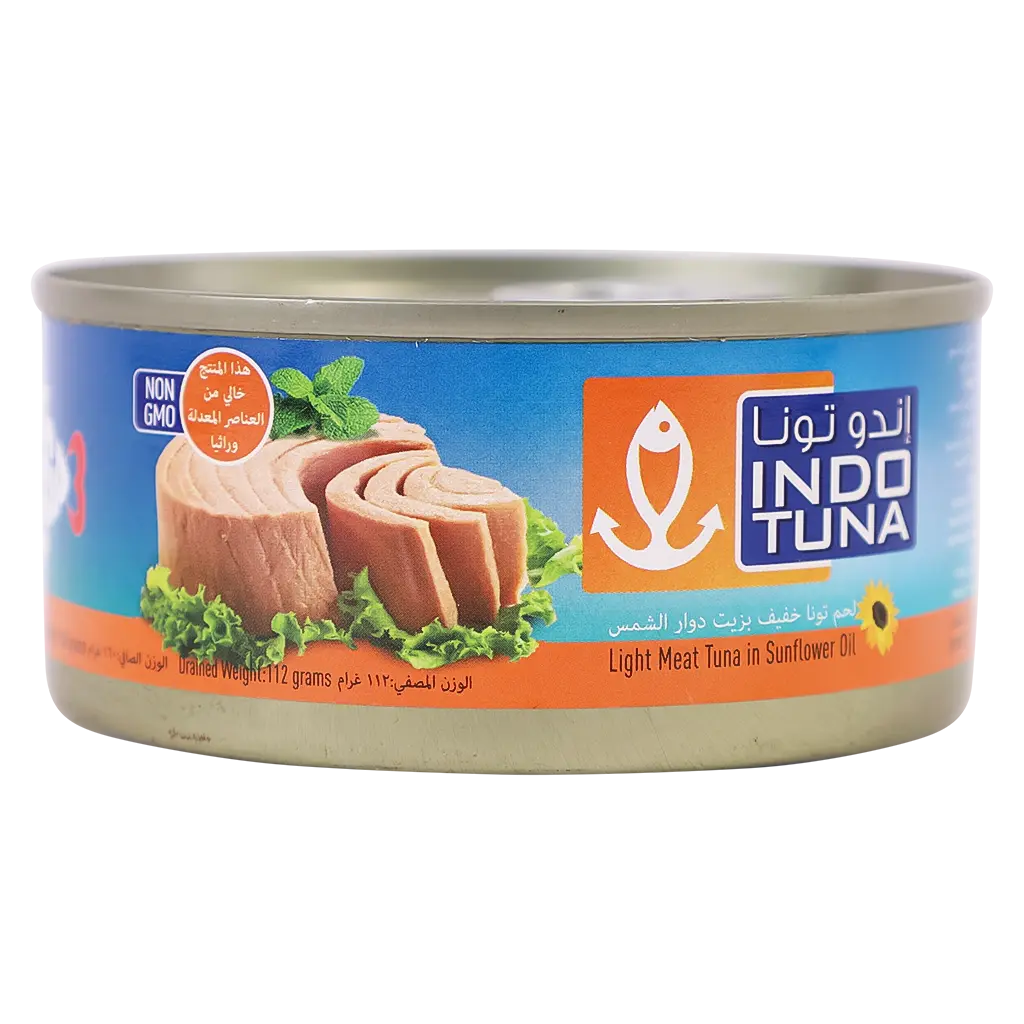 Indo Light Meat Tuna In Sunflower Oil 160 gm - view 2