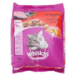 Whiskas Gourmet Seafood Dry Food 3 kg Bag