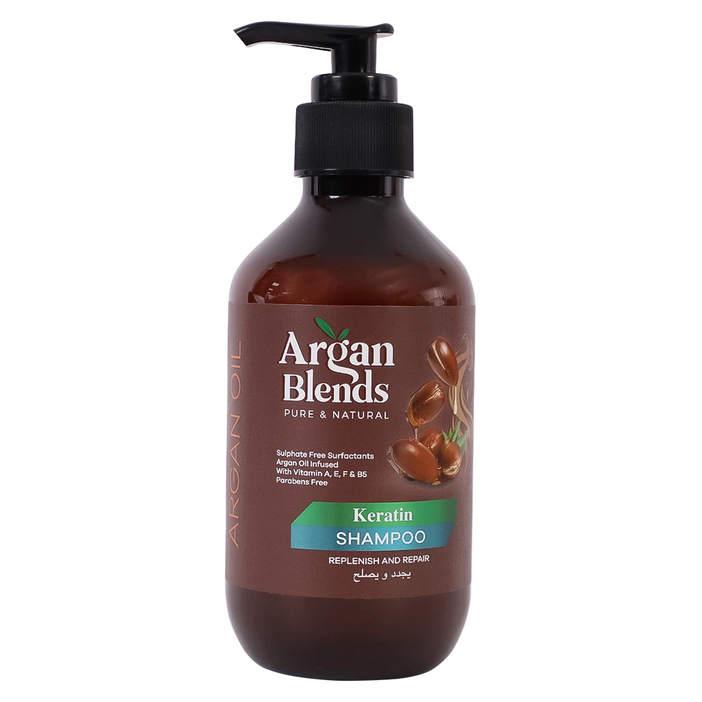 Argan Blends Shampoo Keratin 300 ml