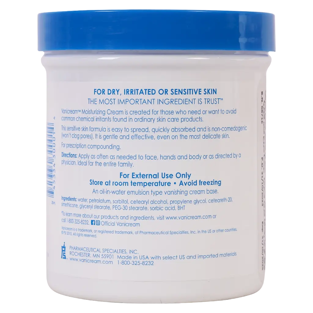 Vanicream Moisturizing Cream For Sensitive Skin Jar 453 gm - view 2