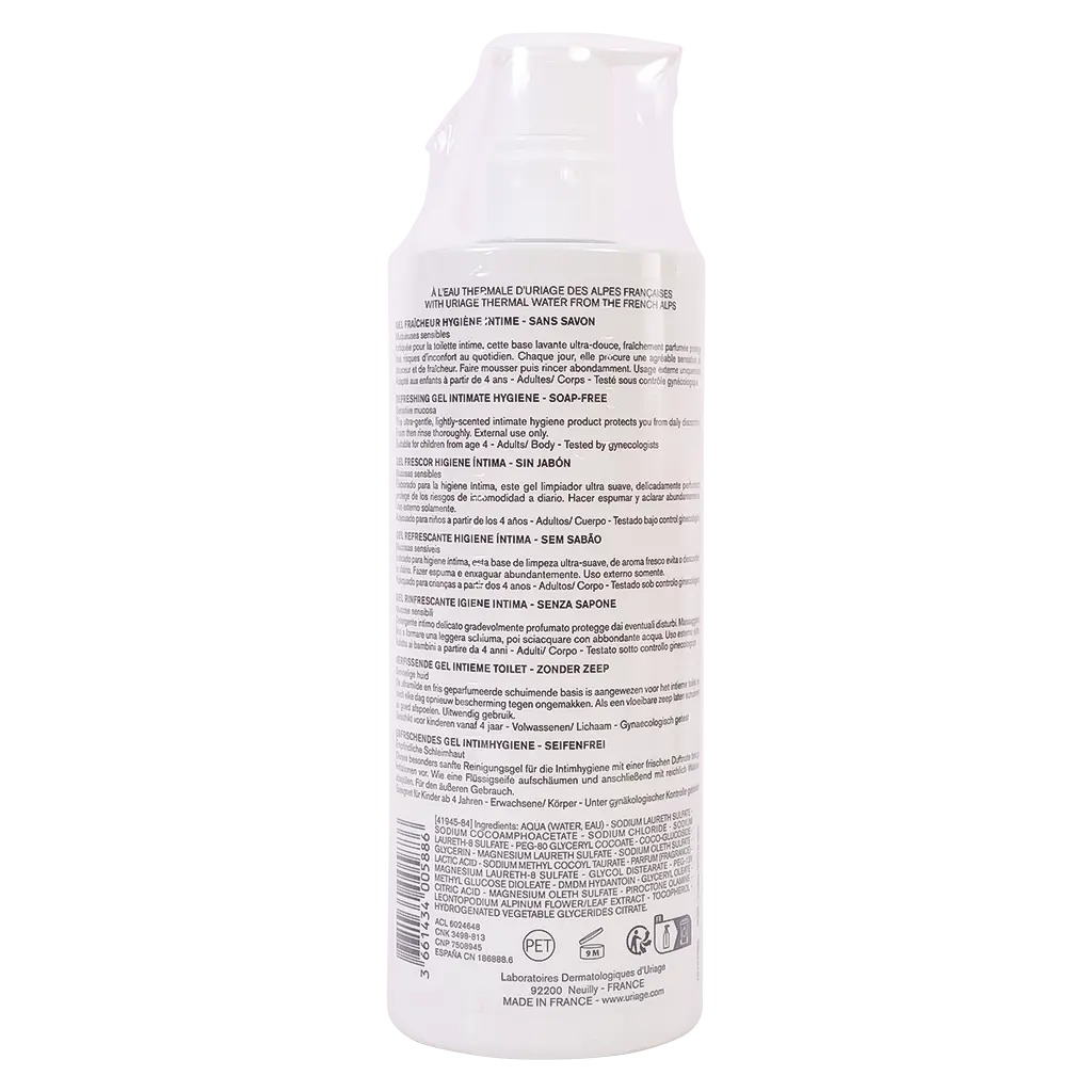 Uriage Gyn Phy Cleanser Gel For Intimate Areas 500 ml - view 2