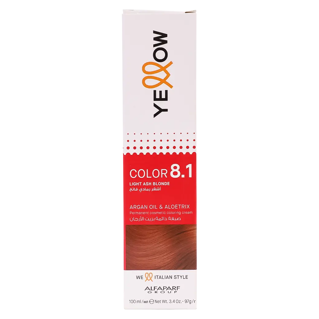 Yellow Color Permanent 8.1 Light Ash Blonde 100 ml - view 2