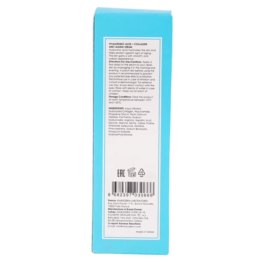  Maruderm Hyaluronic Acid With Collagen Antiaging Serum 30 ml - view 4