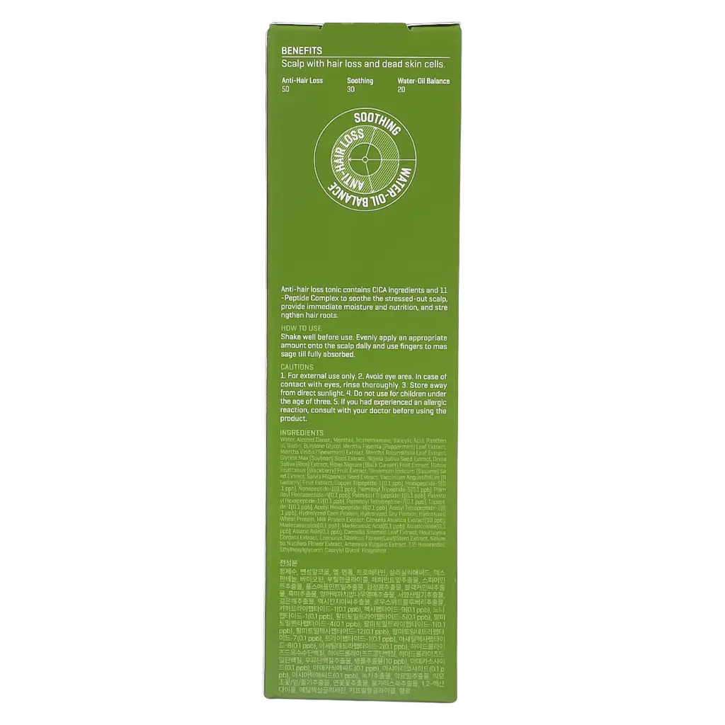CICA PEPTIDE ANTI HAIR LOSS DERMA SCALP TONIC 150ml - view 4