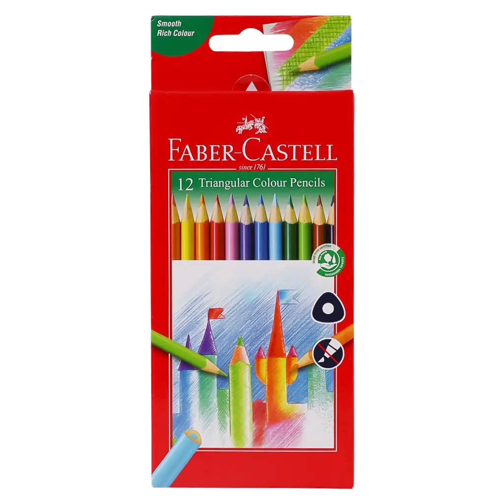 Faber Castell Pencils Color 12 Colors - view 1