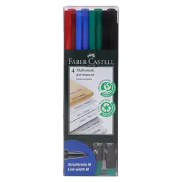 Faber CastellMarker Multimark Permanent M 4 color