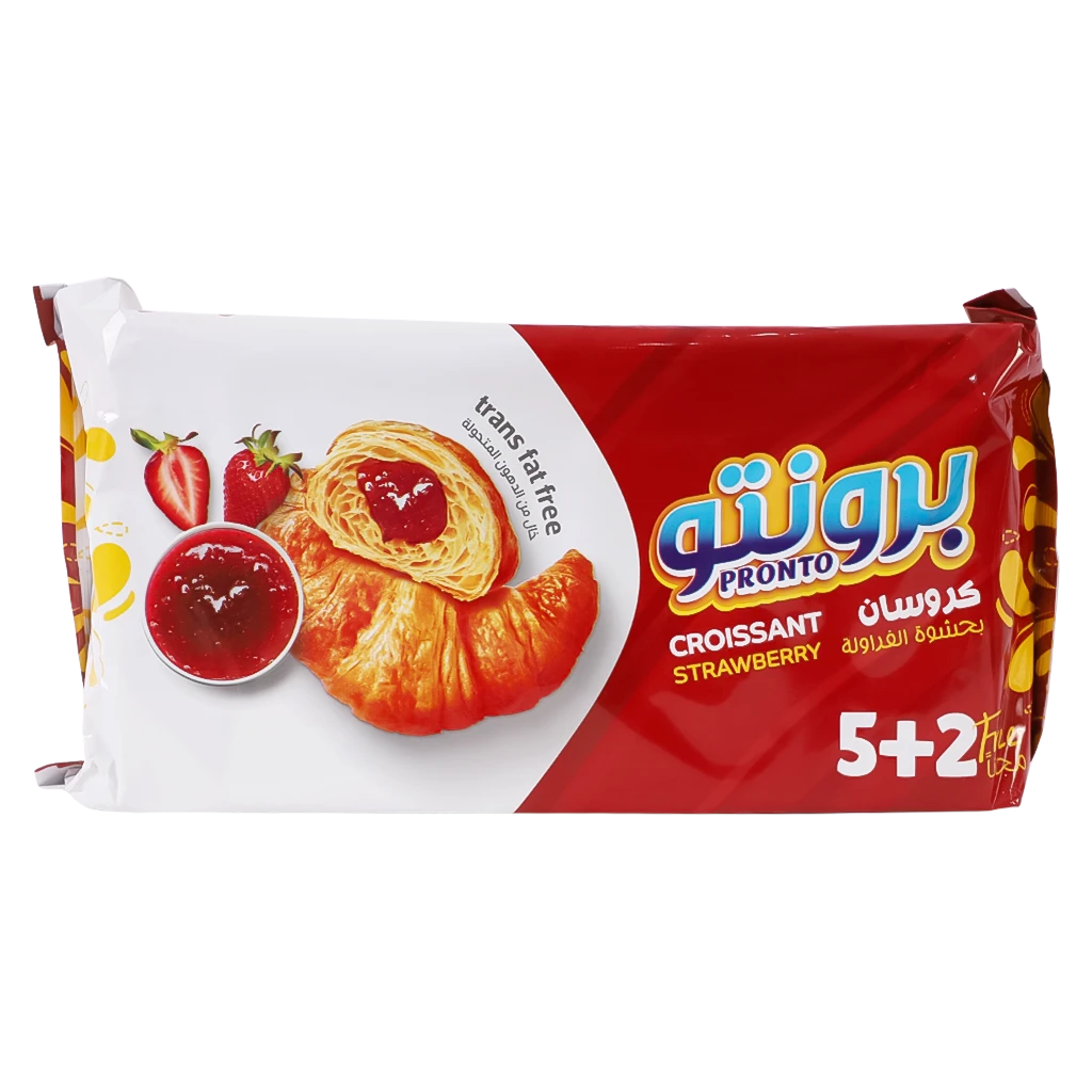 Pronto Coissant Strawberry Multi Pack 5 pcs 2 Free