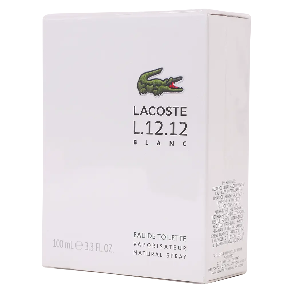 Lacoste Le 12.12 Blanc For Men EDT 100 ml - view 3