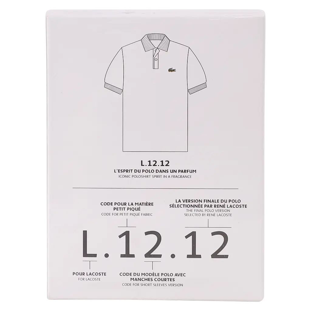 Lacoste Le 12.12 Blanc For Men EDT 100 ml - view 5