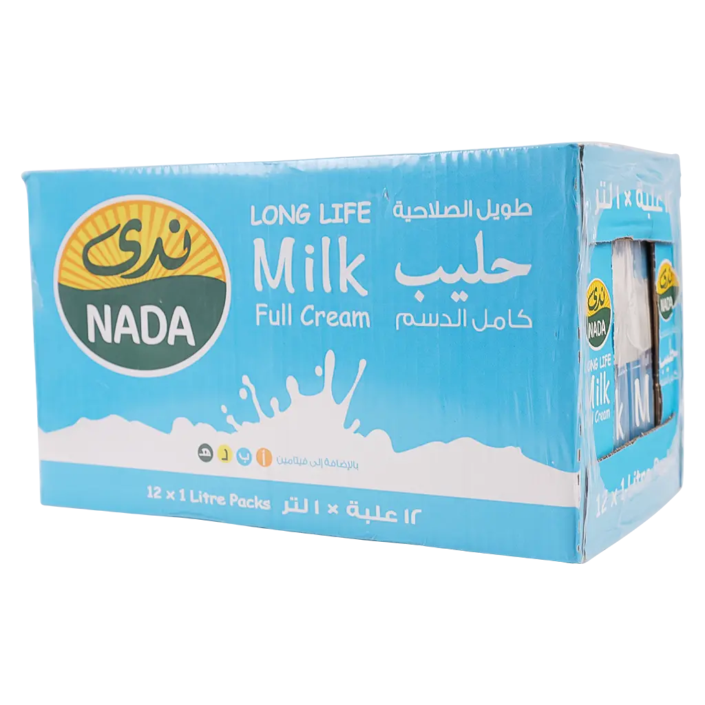 Nada Full Fat Milk 12 pcs 1 L - view 2
