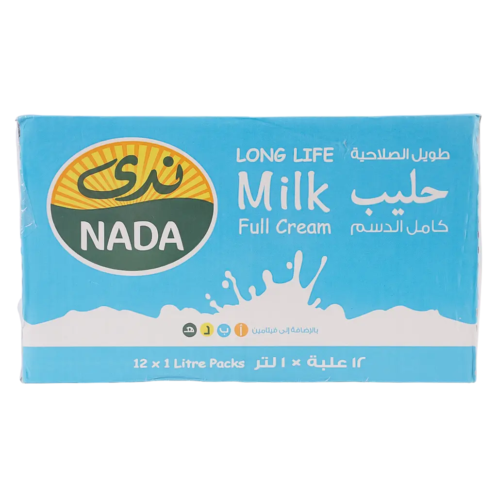 Nada Full Fat Milk 12 pcs 1 L - view 3