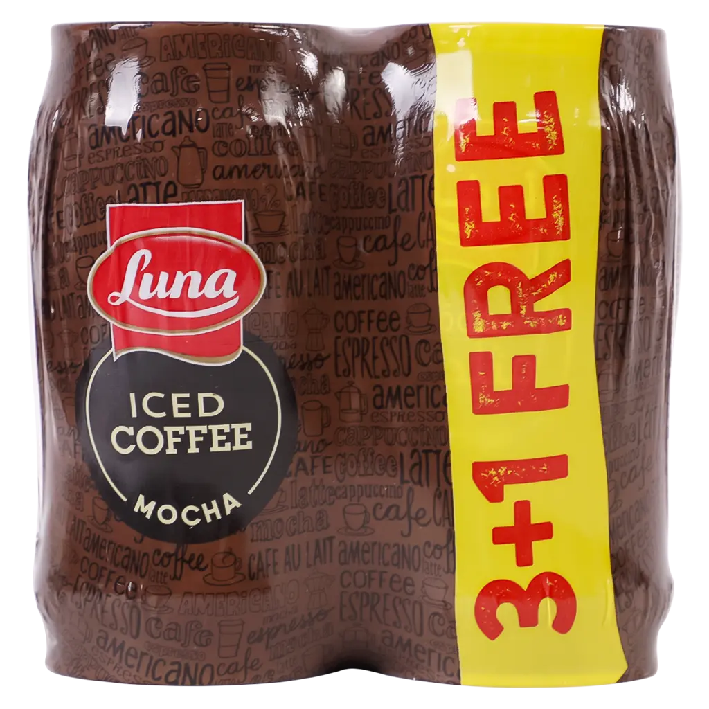 Luna Iced Coffee Mocha 3 pcs 1 Free 240 ml - view 3