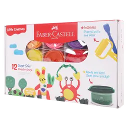 Faber Castell Modeling Dough 12 Colors 50 gm
