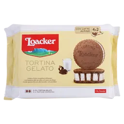 Loacker Ice Cream Sandwich 2 pcs 4 sachets 264 gm