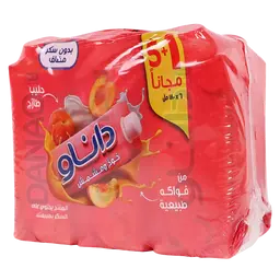 داناو عصير خوخ و مشمش 6 حبات 180 مل
