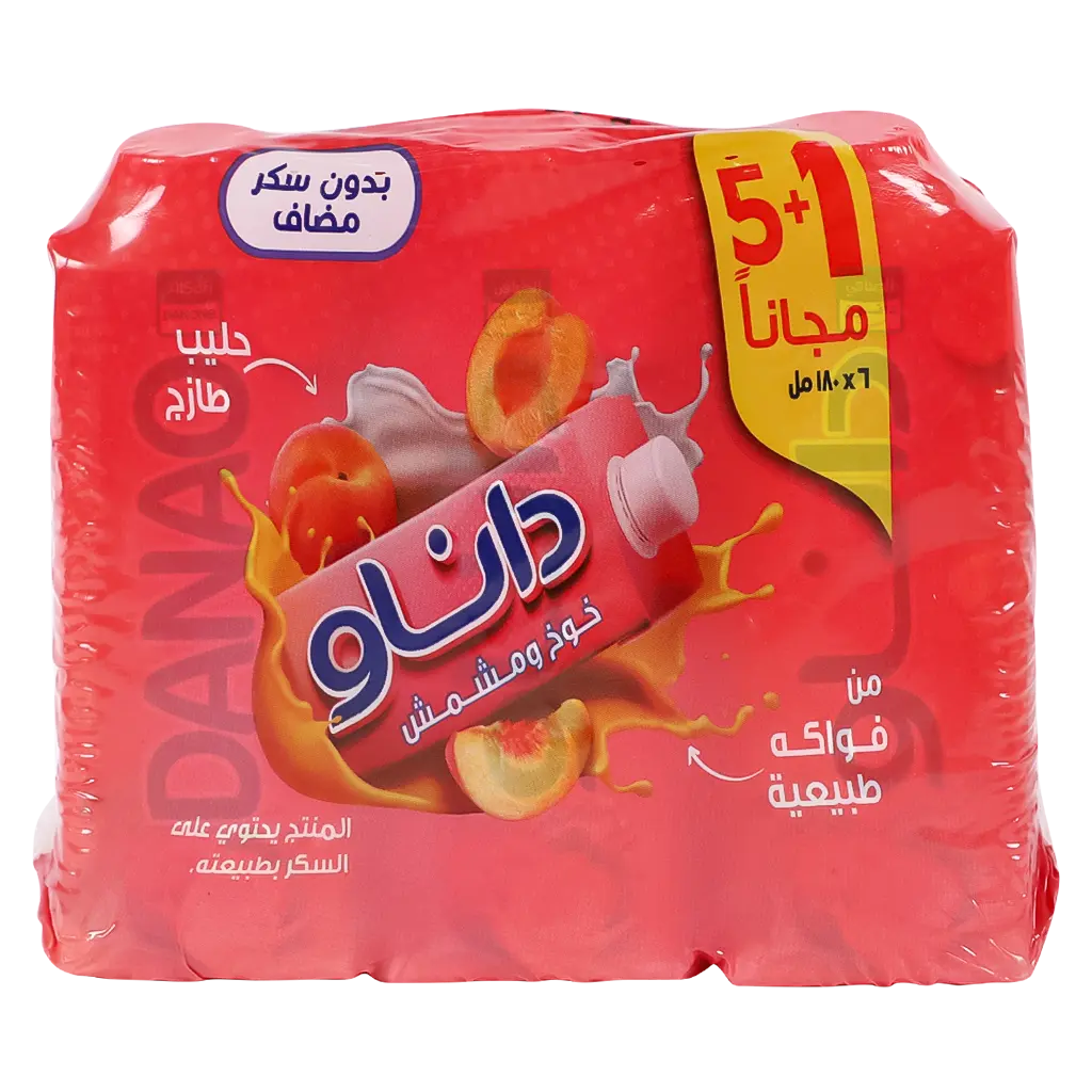 Danao Peach & Apricot Juice 6 pcs 180 ml - view 2