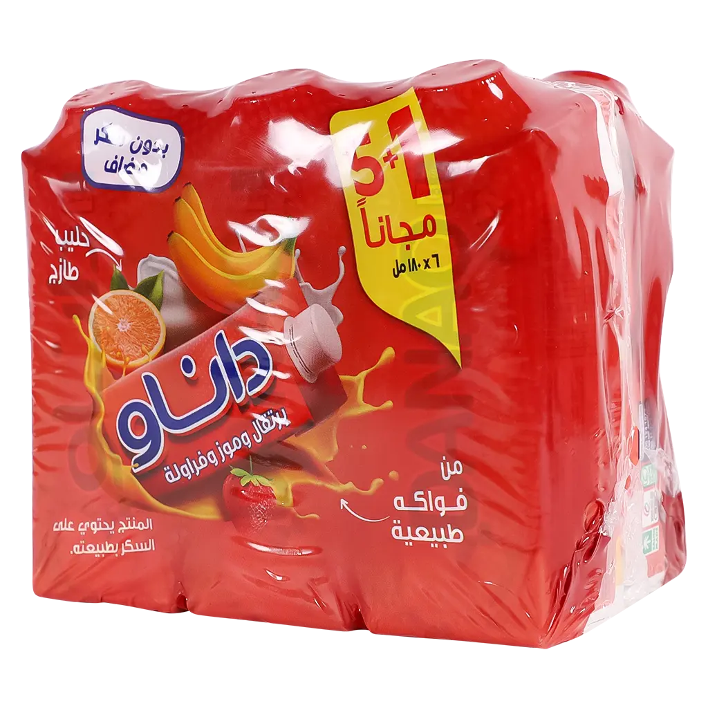 Danao Orange-Banana-Strawberry Juice 6 pcs180 ml - view 1