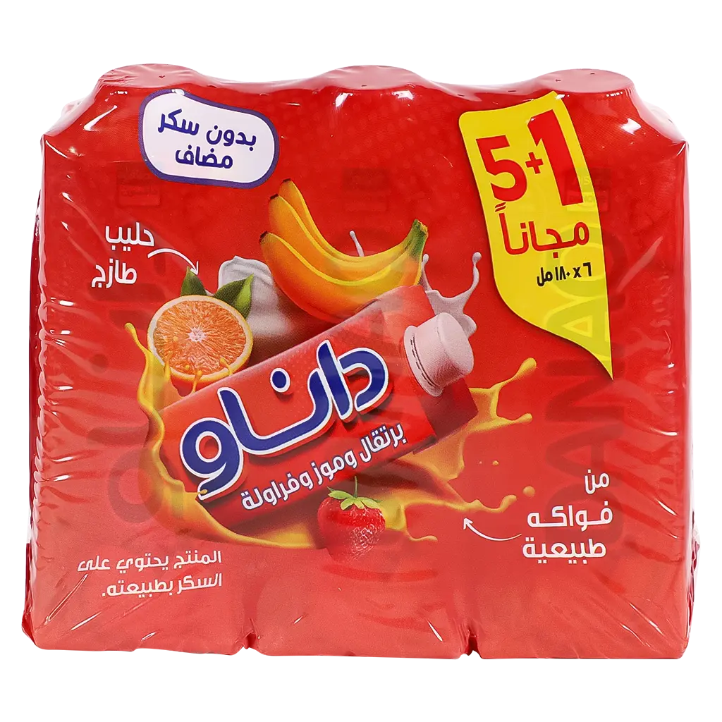 Danao Orange-Banana-Strawberry Juice 6 pcs180 ml - view 2