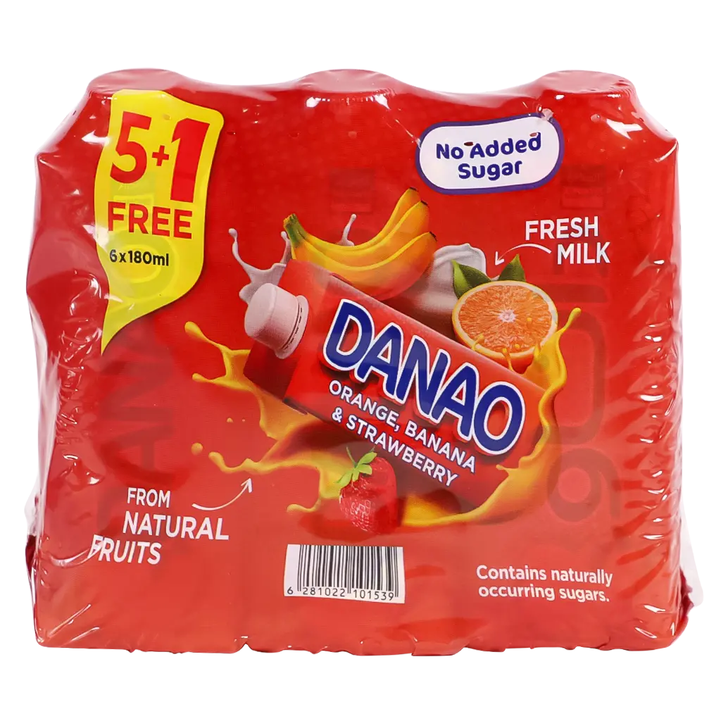 Danao Orange-Banana-Strawberry Juice 6 pcs180 ml - view 3