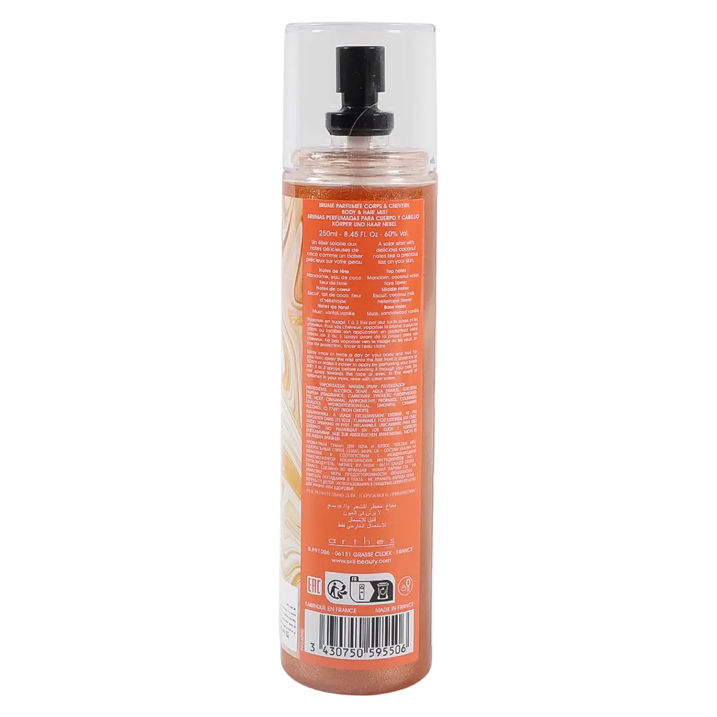 Skil Golden Kiss Glitter Body And Hair Mist 250 ml - view 2
