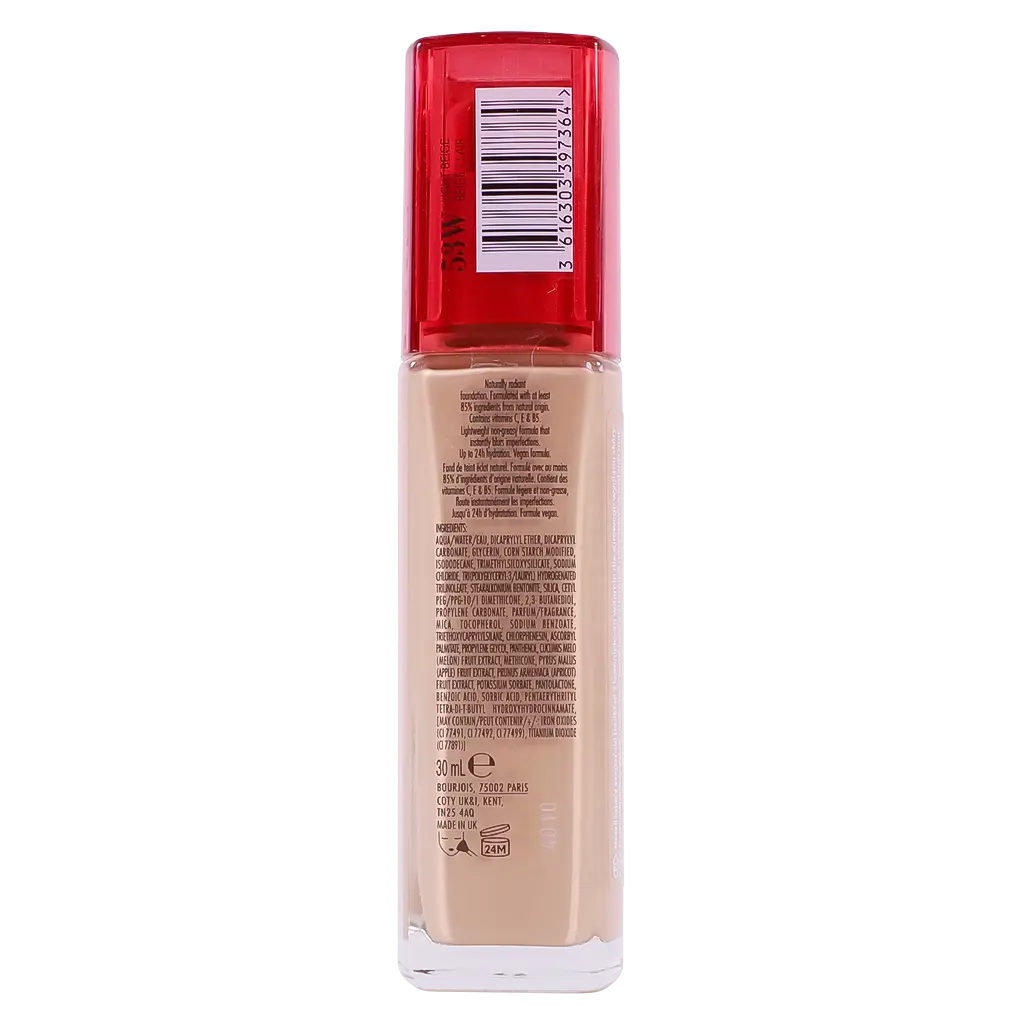 Bourjois Healthy Mix Light Beige Foundation W53 30 ml - view 2