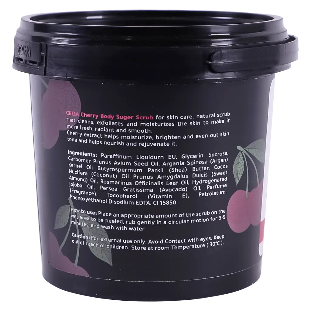 Celia Cherry Blossom Body Oil Sugar Scrab 600 gm - view 3