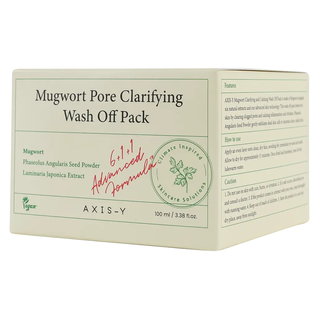 AXIS-Y Cleansing  Mugwort Pore Clarifying Wash Off Pack 100 ml - view 1