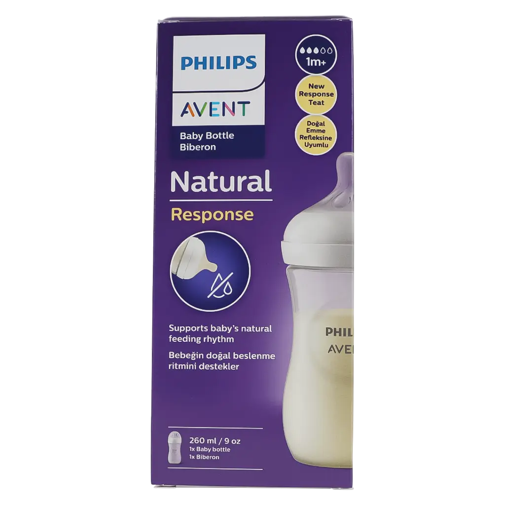 Philips Avent Natural 2.0 Plastic Feeding  Bottle 260 ml  - view 4