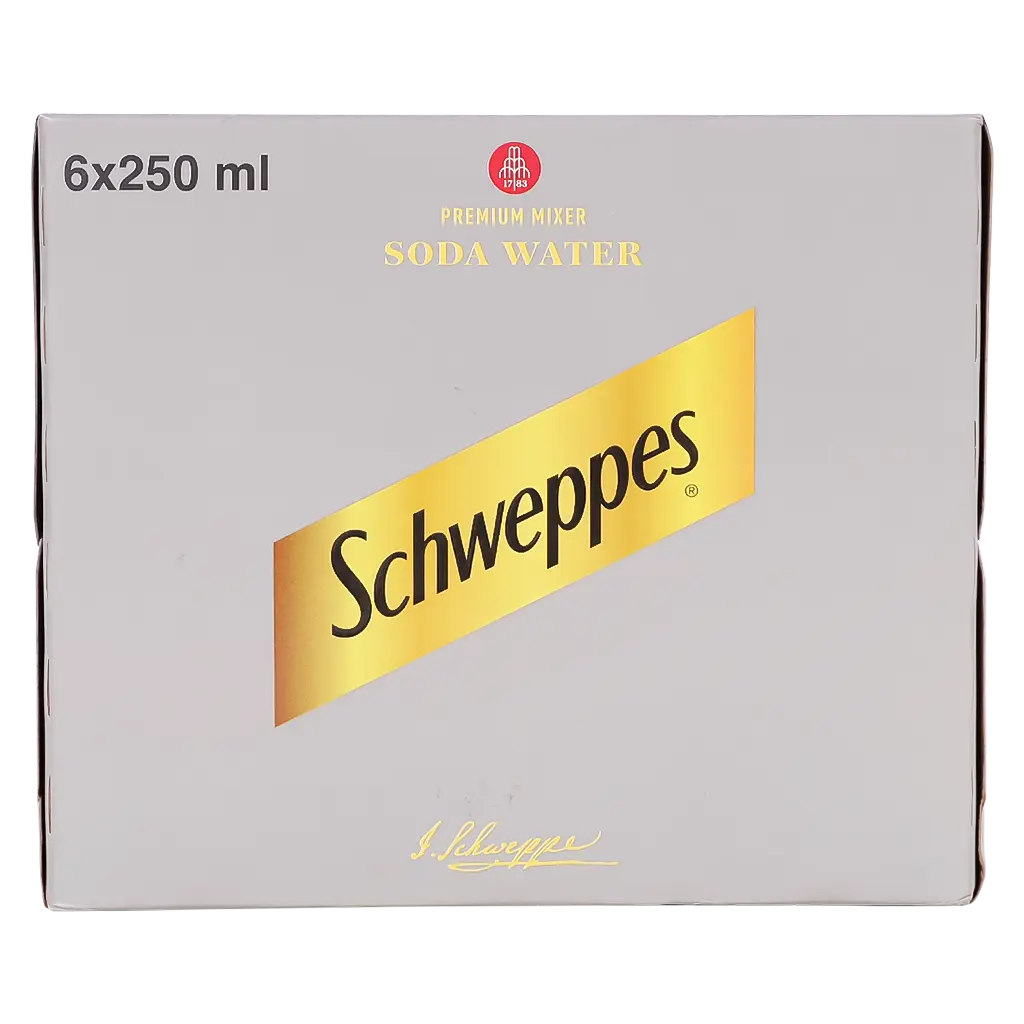 Schweppes Premium Soda Water 6 pcs 250 ml - view 3