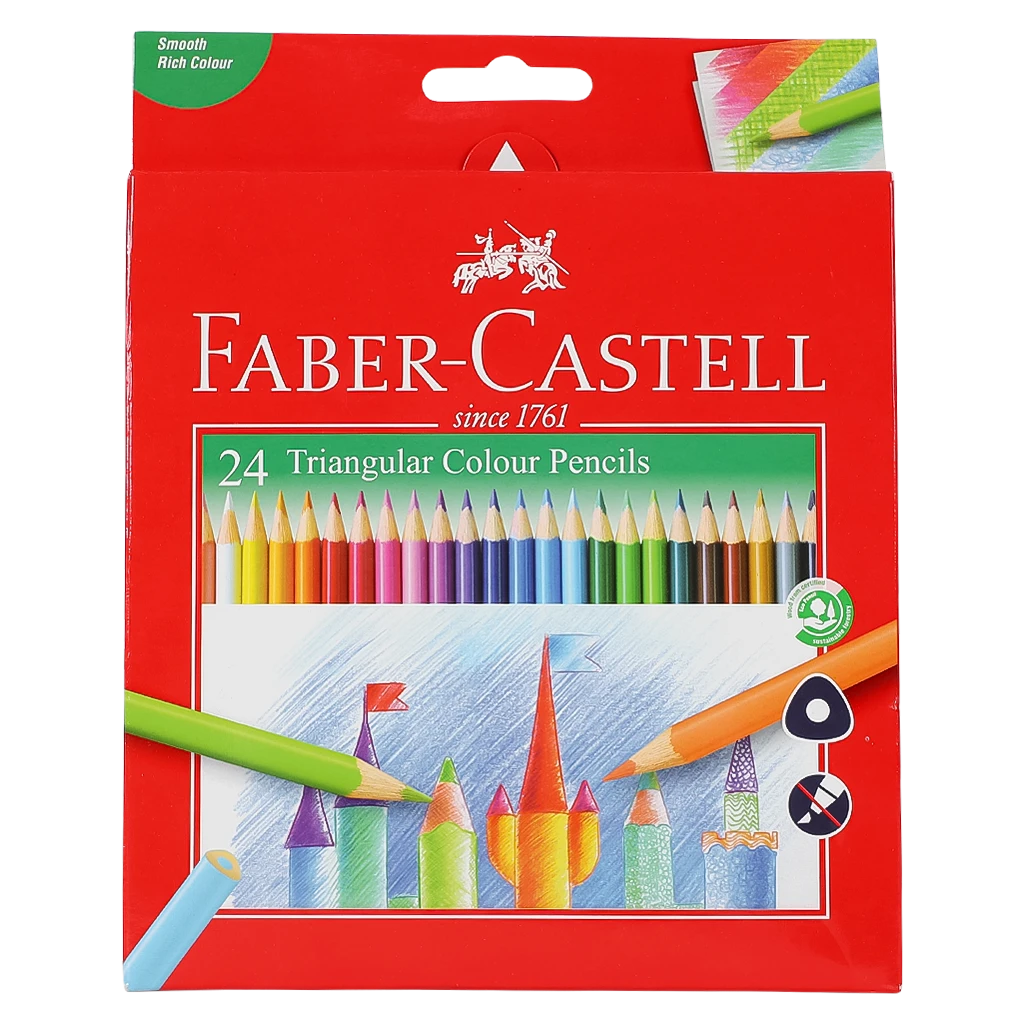 Faber Castell Pencils Color 24 Colors