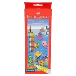 Faber Castell Tempera Paints Watercolors 12 pcs 9 ml 