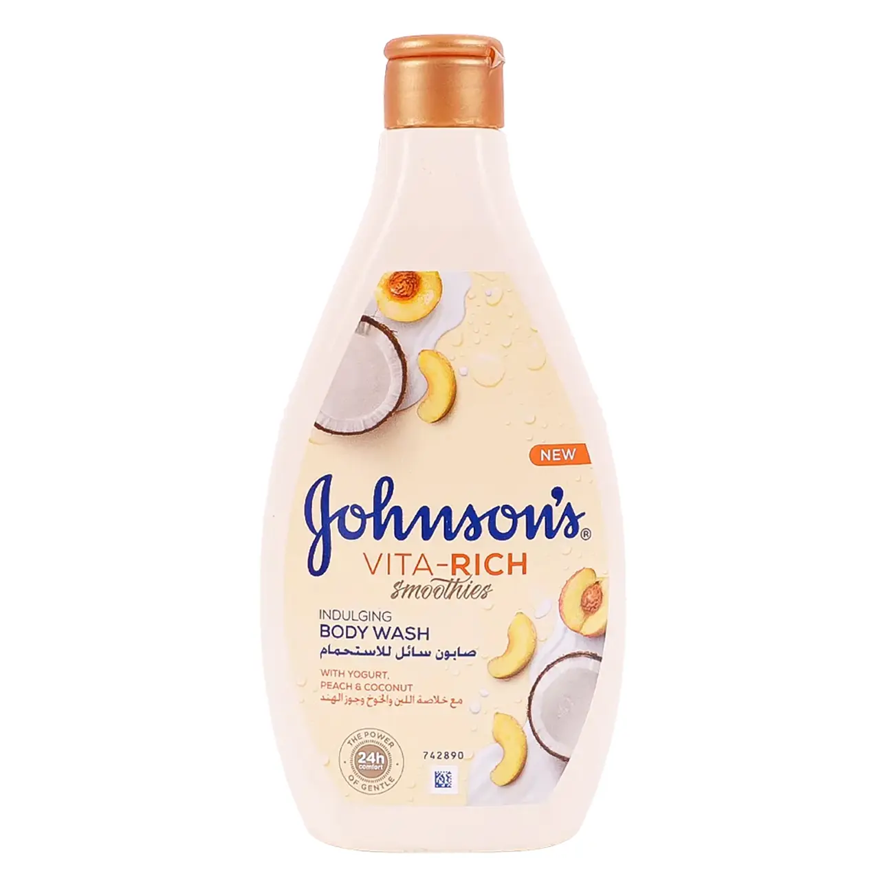 Johnson's Body Wash Vita Rich Smoothies With Yoghurt Peach & Coconut  400 ml - view 1