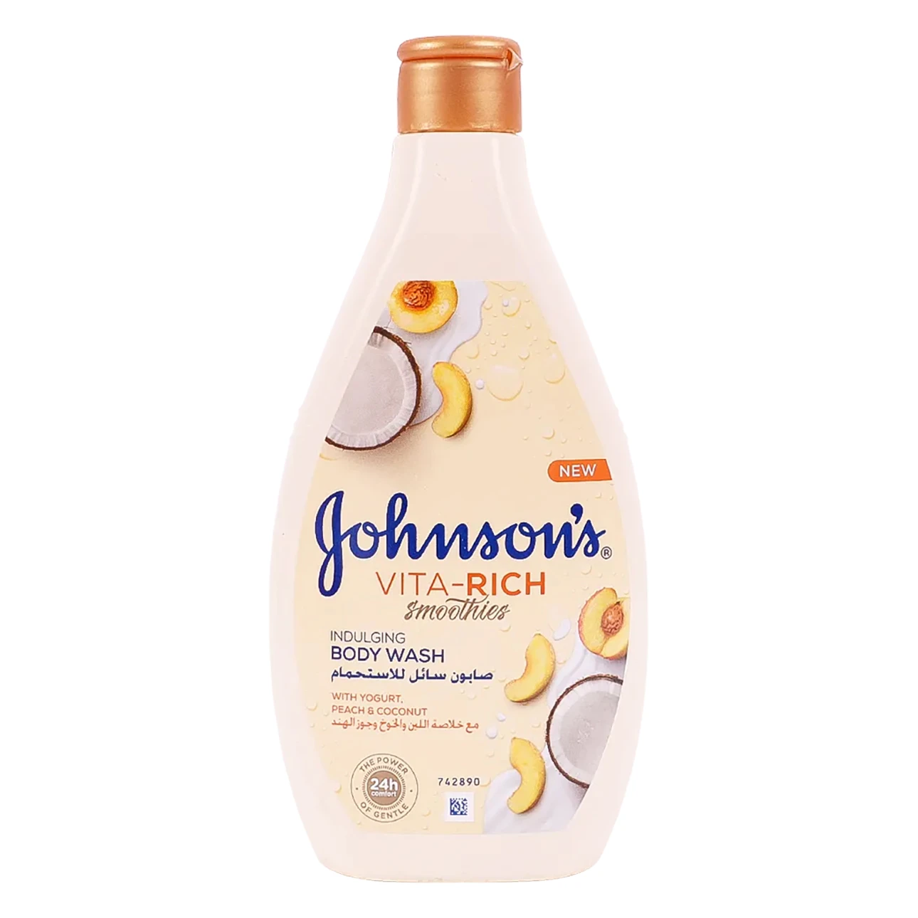 Johnson's Body Wash Vita Rich Smoothies With Yoghurt Peach & Coconut  400 ml