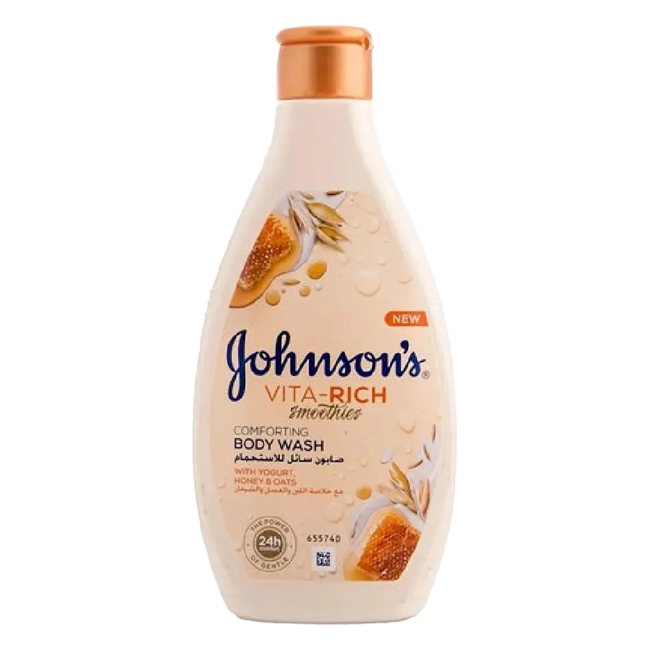 Johnson's Vita Rich Body Wash Honey Oat & Yoghurt 400 ml