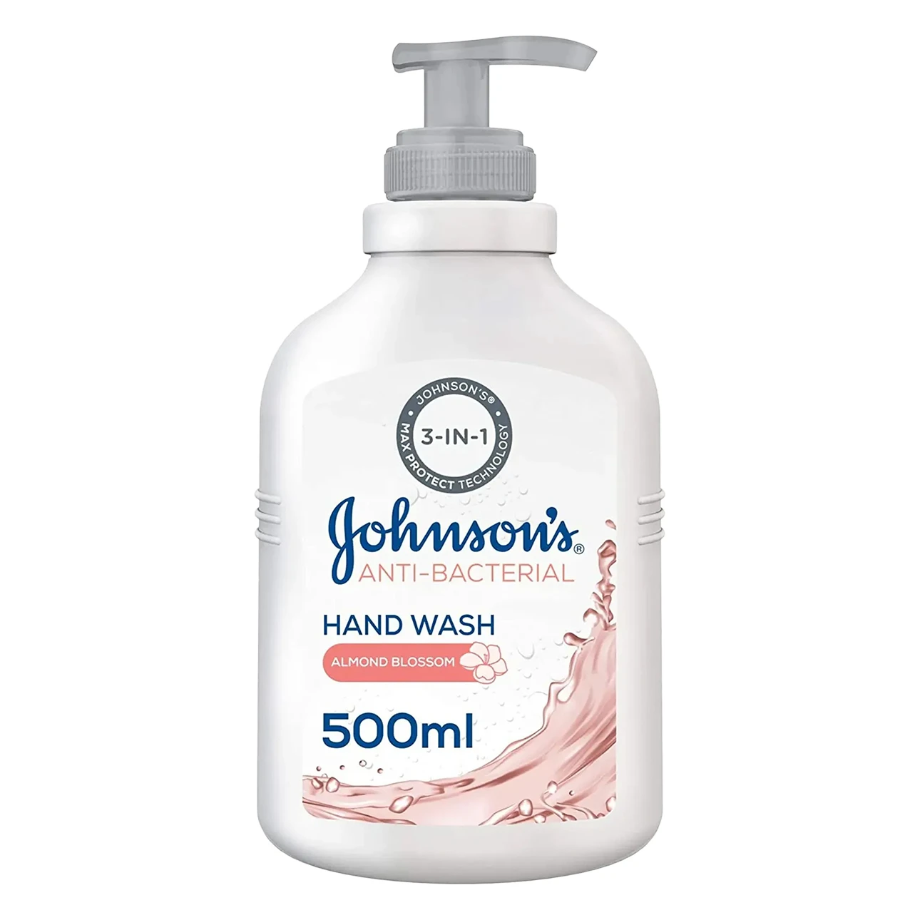 Johnson's Anti Bac 3 In 1 Almond Hand Wash 500 ml