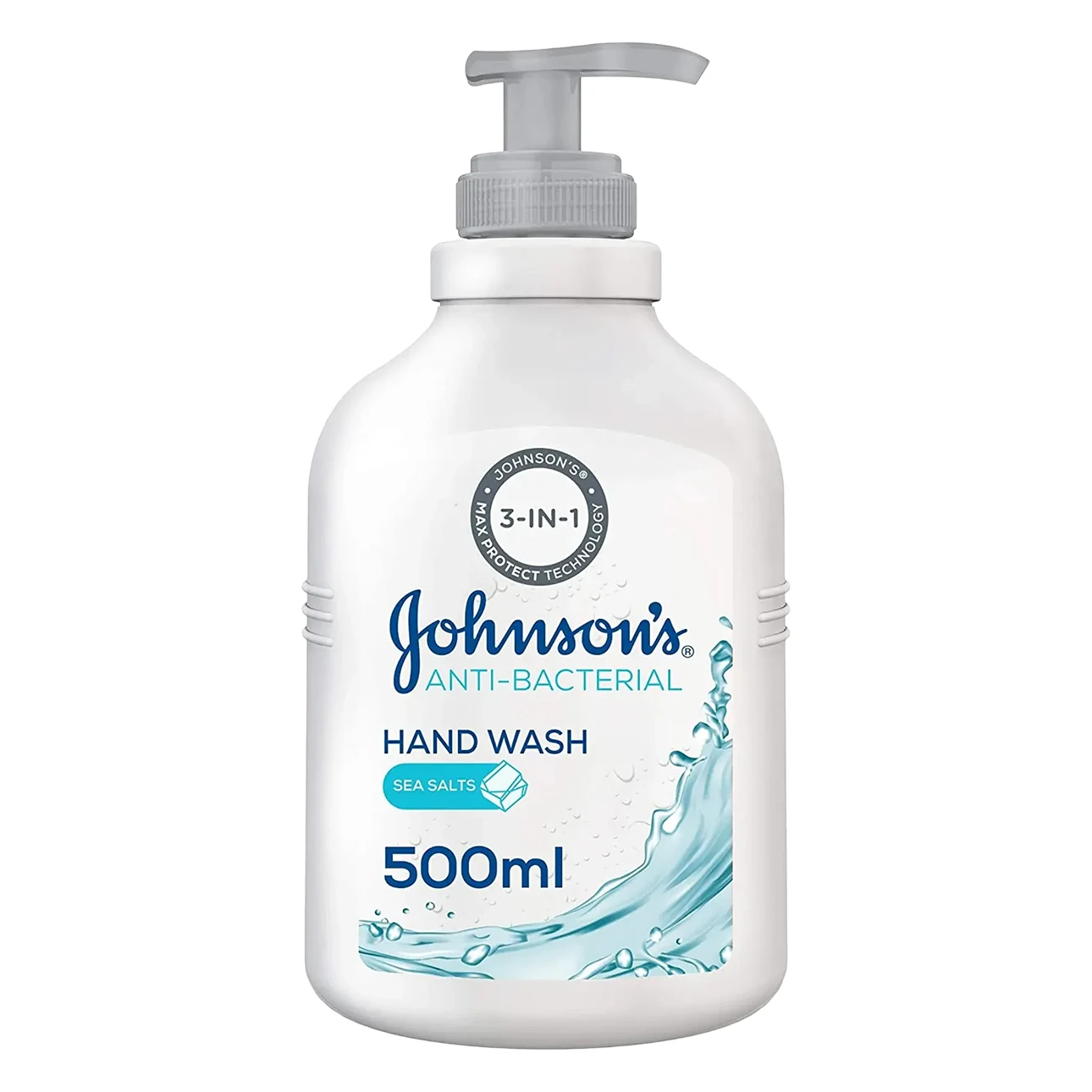 Johnson's Anti Bac 3 In 1 Sea Salt Hand Wash 500 ml