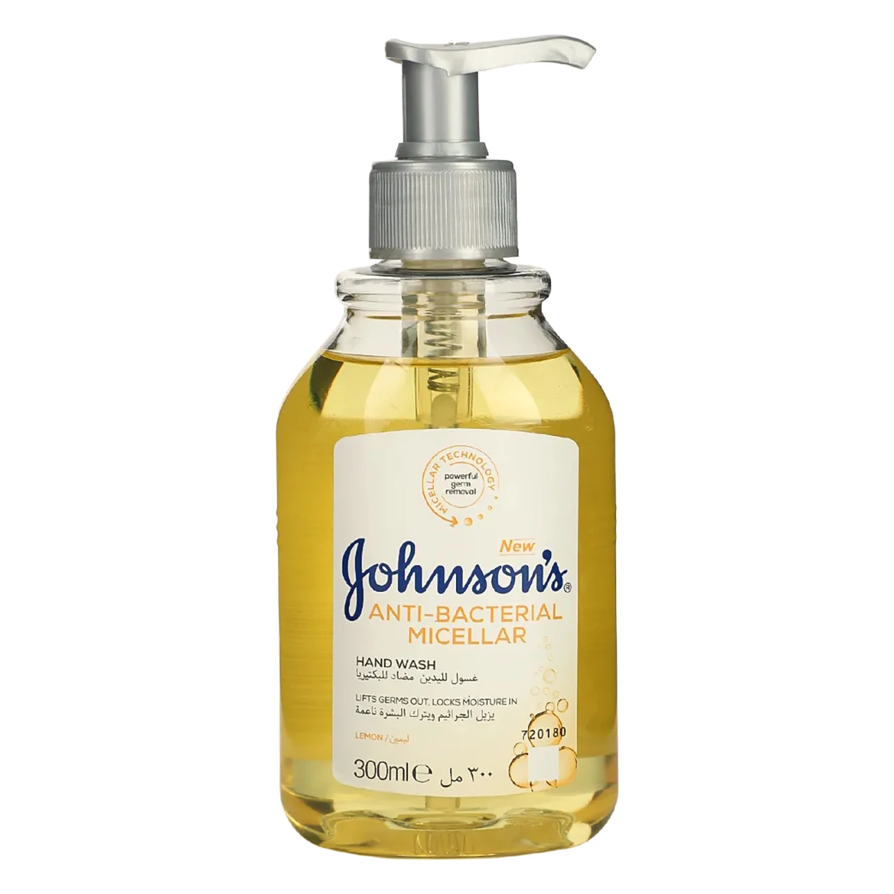 Johnsons Anti Bacterial Micelar Body Ws Lemon 300ML