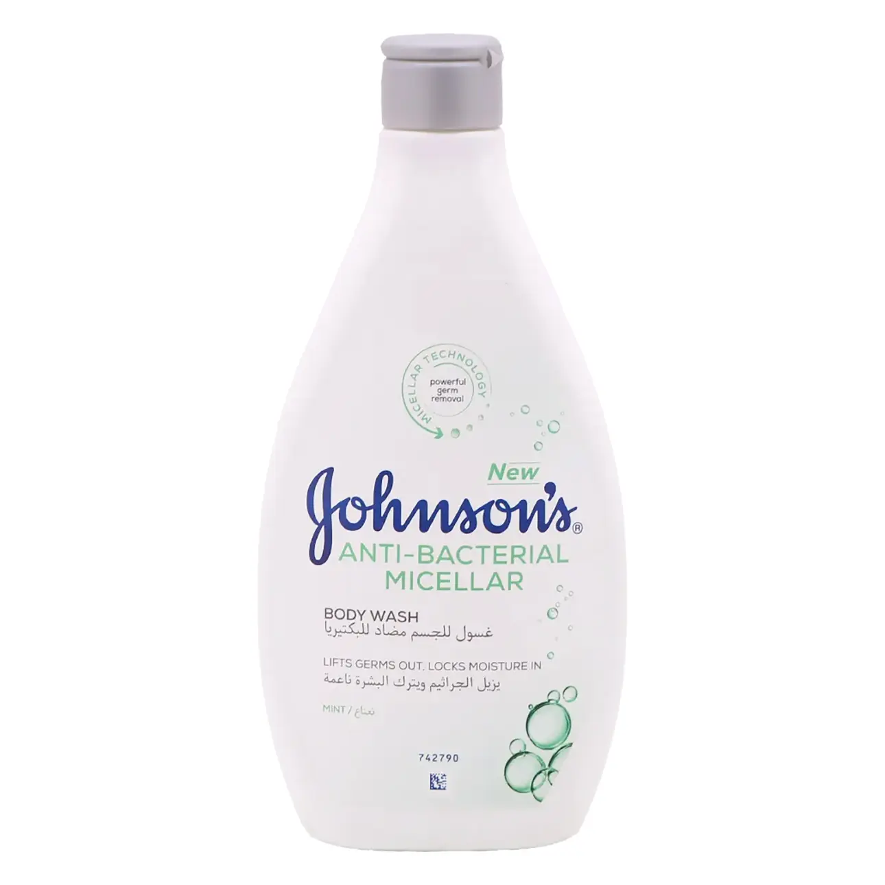 Johnson's Body Wash Anti-Bactrial Micellar Mint 400 ml - view 1