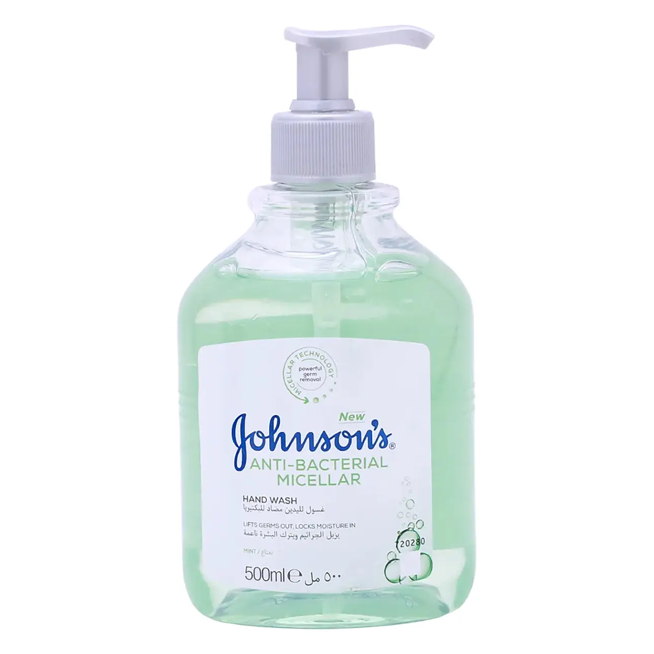 Johnson's Hand Wash Anti Bacterial Micellar Mint 500 ml - view 1