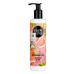 Organic Shop Active Invigorating Shower Gel Grapefruit And Lime 280 ml