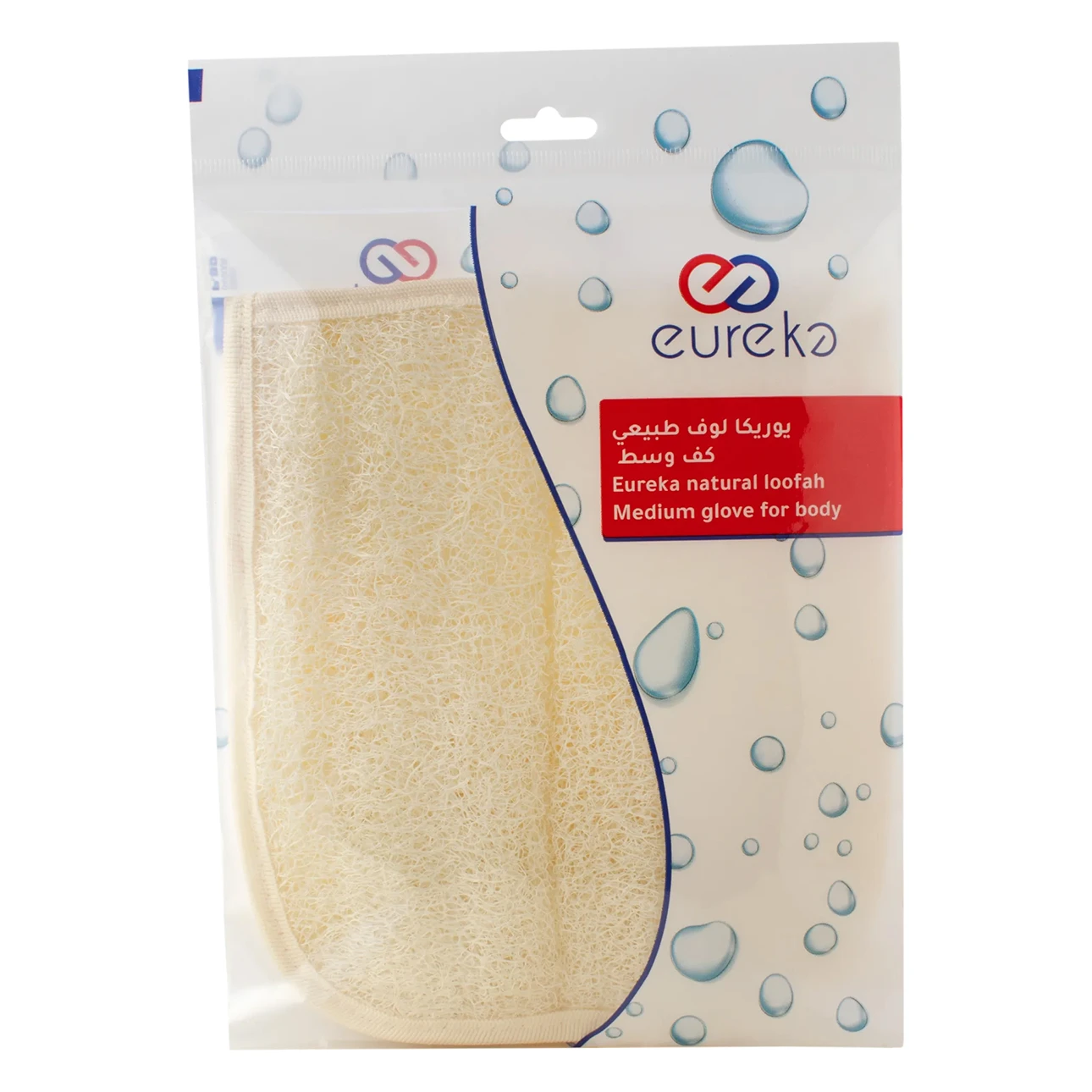 Eureka natural loofah medium glove for body 