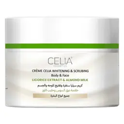 Celia Crème Whitening & Scrubing Licorice Extract & Almond Milk 500 ml