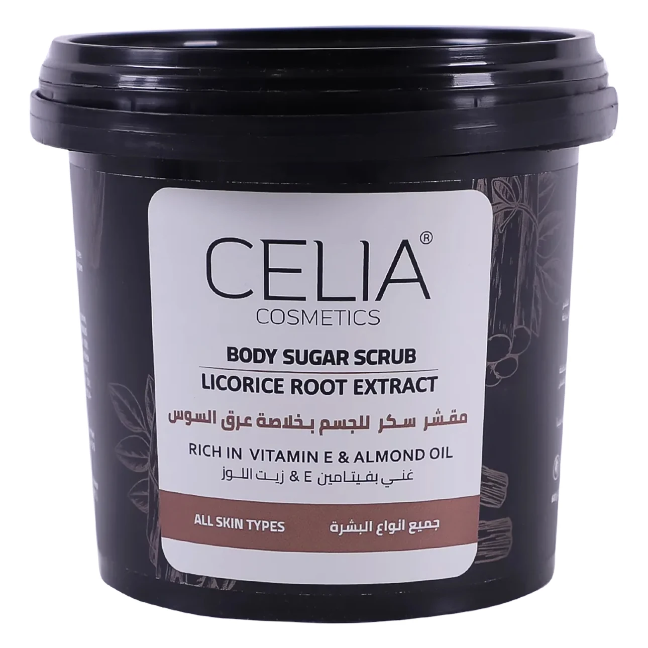Celia Body Sugar Scrub Licorice Root Extract 600 gm