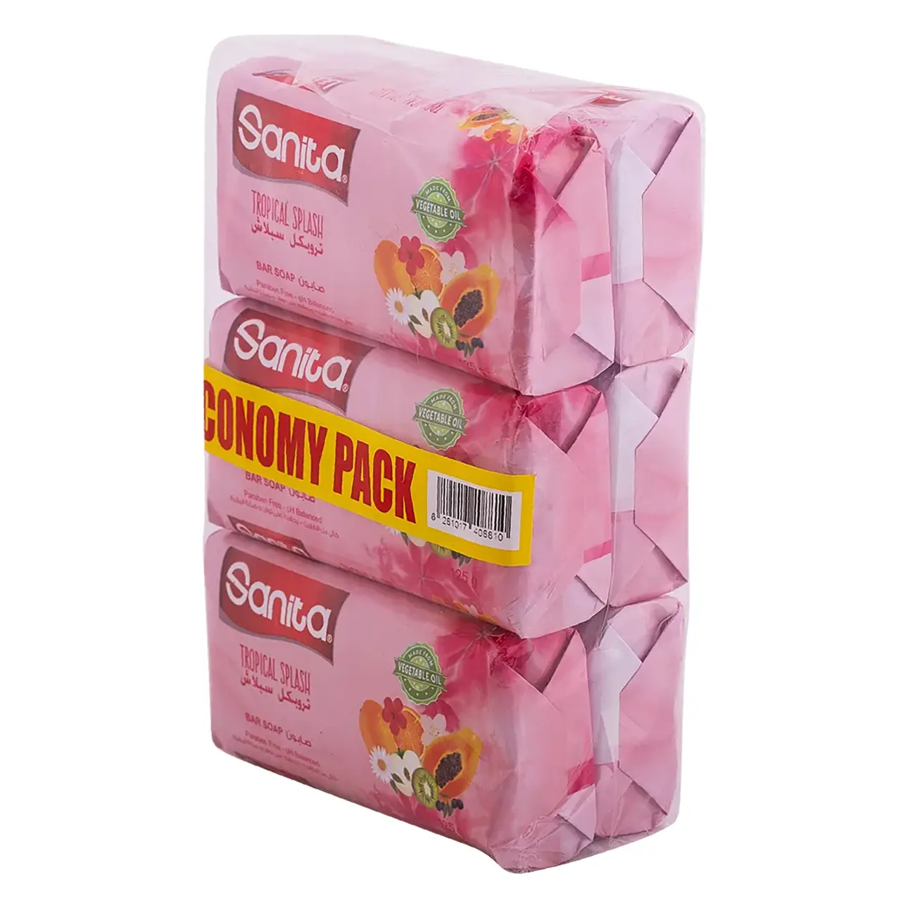 Sanita Tropical Splash Bar Soap Economic Pack 6*125 gm - view 1