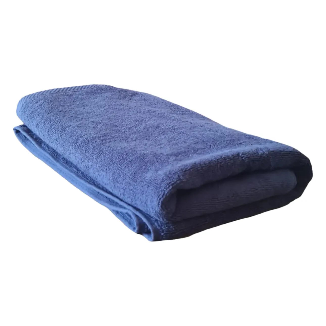 Bath Towel Dark Blue Color Cotton 140*70 cm - view 2