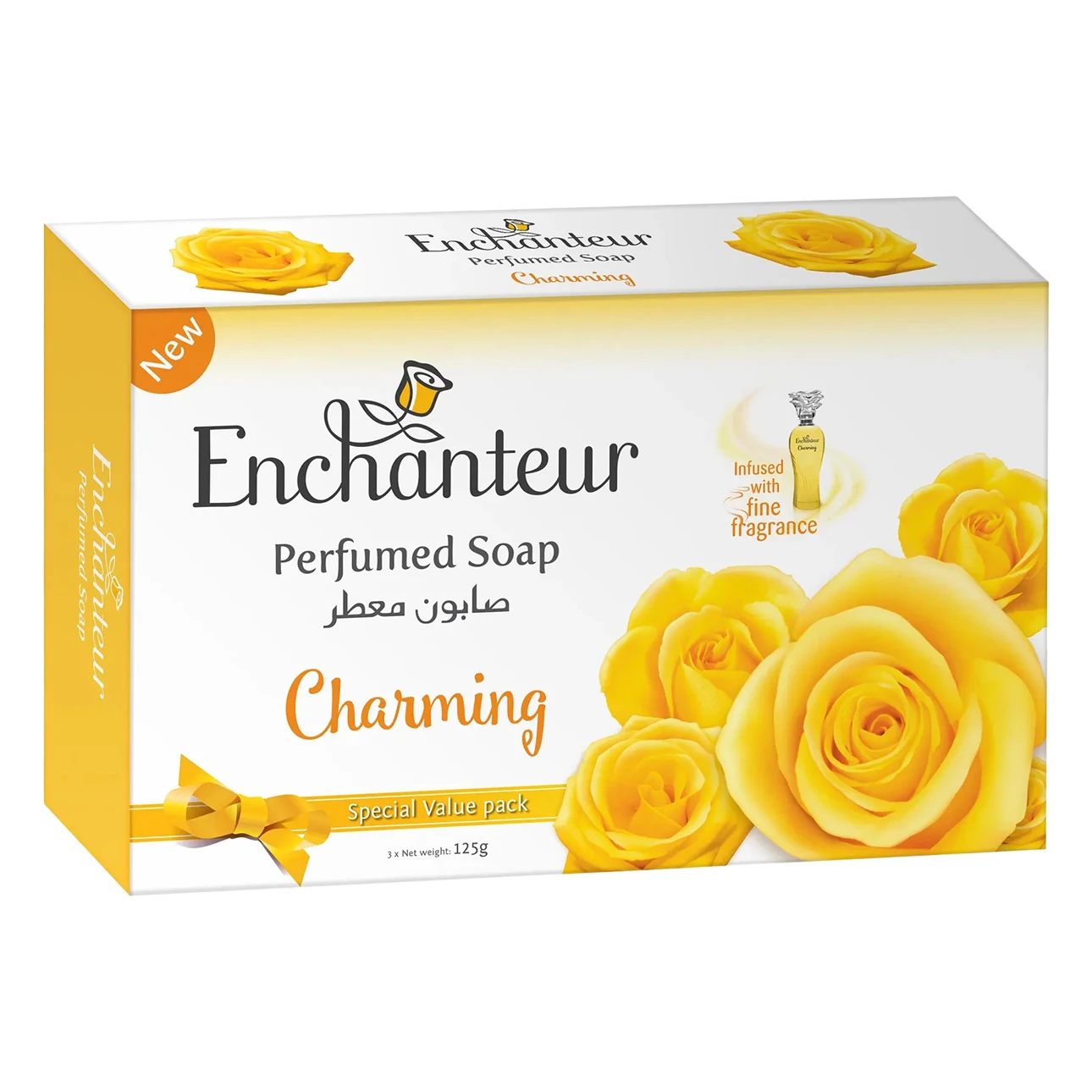 Enchanteur Charming Soap 3 pcs 125 gm