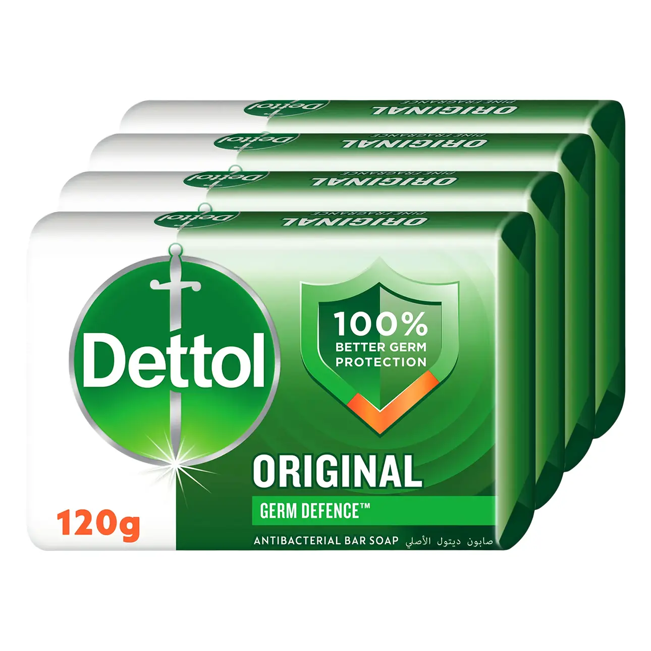 Dettol Original Bar Soap 4 pcs 120 gm - view 1