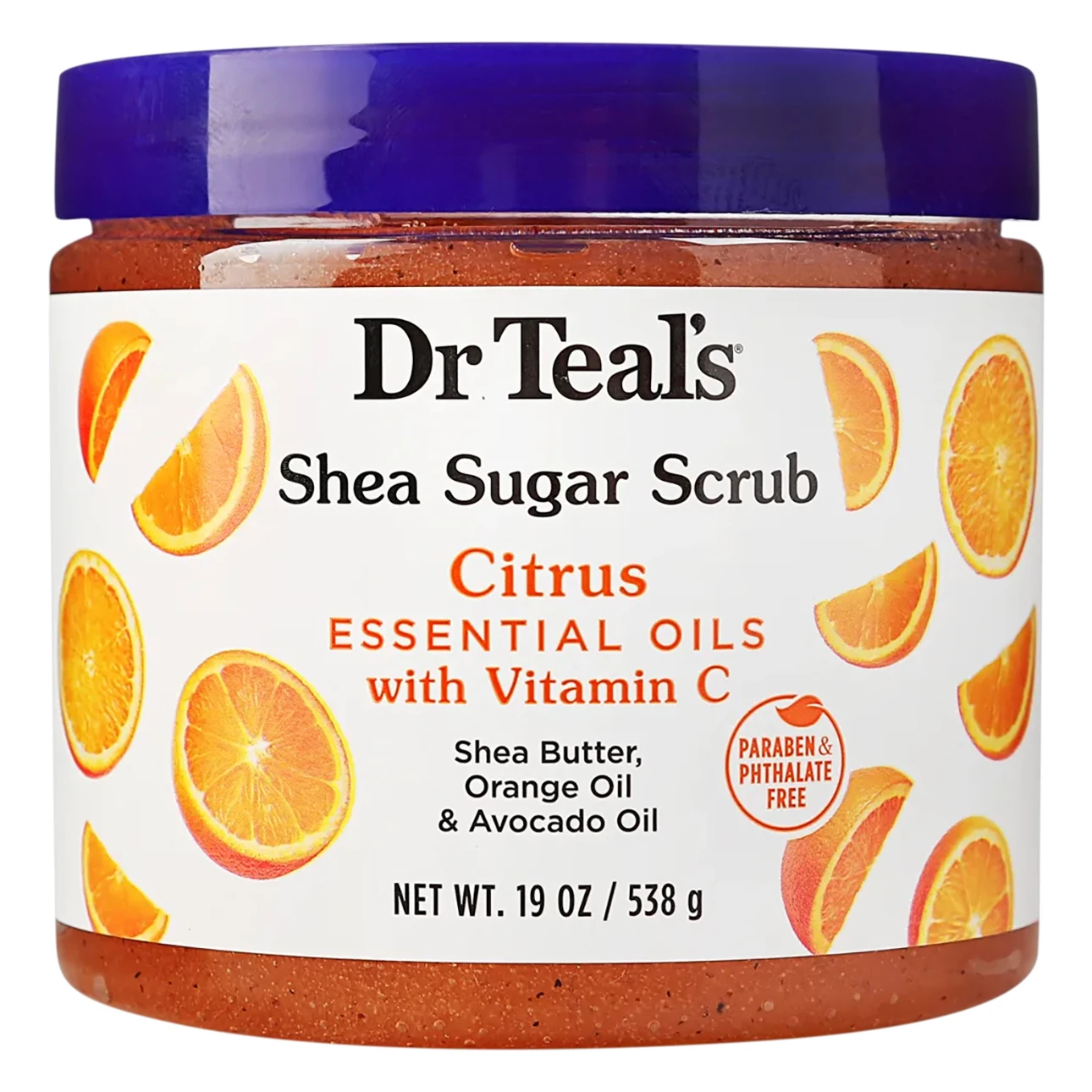 Dr Teal'S Shea Sugar Exfoliating Body Scrub Citrus Vitamin C 538 gm