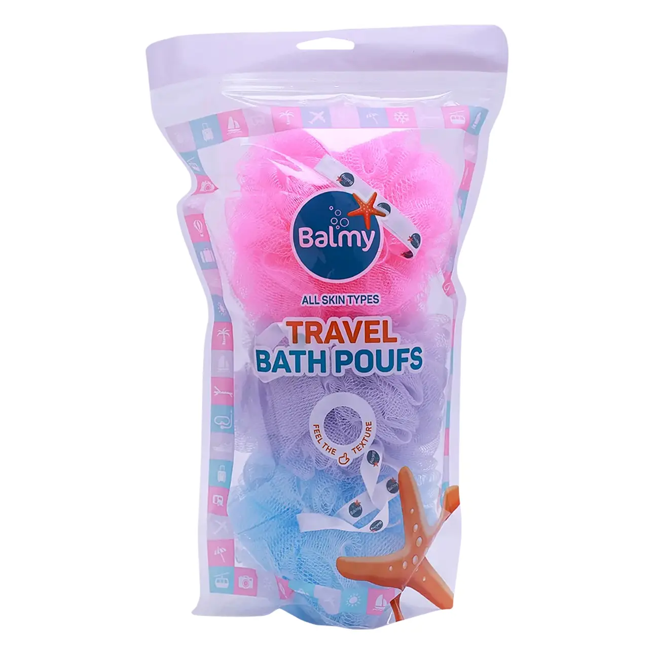 Balmy Travel Pouf Set 3 Poufs - view 1